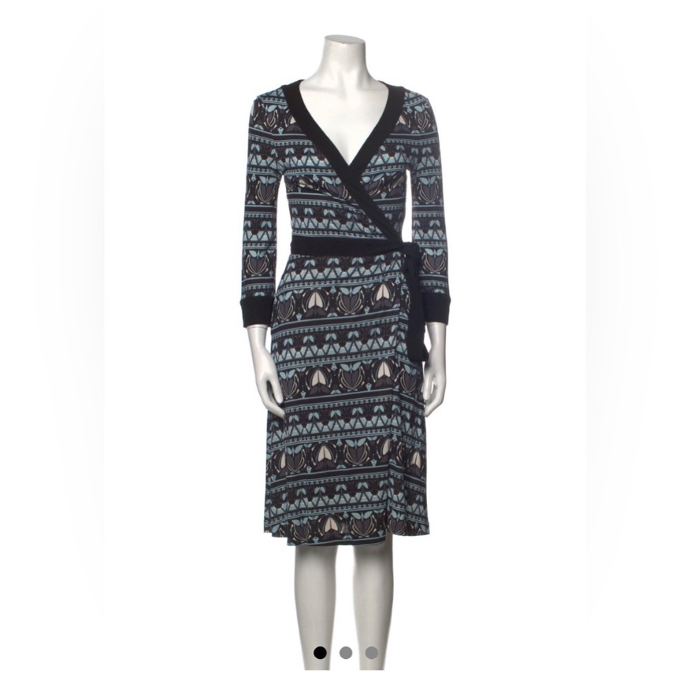 Diane Von Furstenberg classic wrap dress.